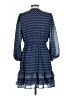 Max Studio 100% Polyester Paisley Blue Casual Dress Size L - photo 2