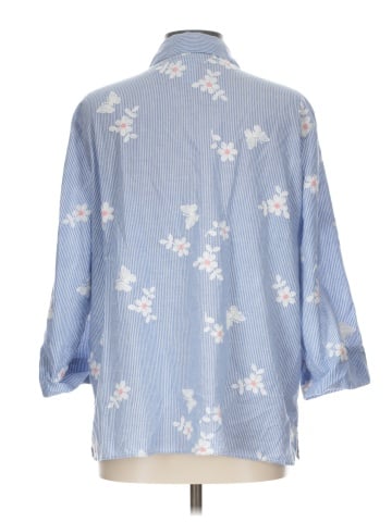 Alfred Dunner 3/4 Sleeve Button-Down Shirt (view 2)