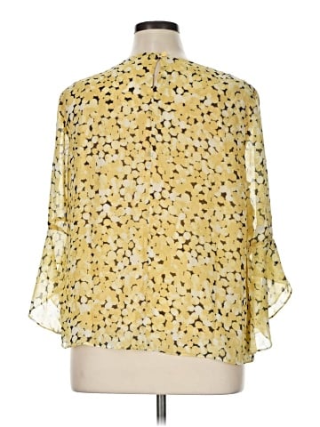 Black Label by Evan Picone 3/4 Sleeve Blouse (view 2)