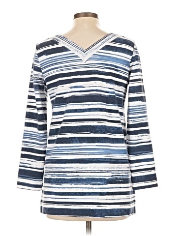 Zenergy by Chico's 3/4 Sleeve T-Shirt (view 2)