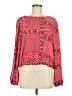 Ann Taylor LOFT 100% Polyester Red Long Sleeve Blouse Size M - photo 1