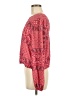 Ann Taylor LOFT 100% Polyester Red Long Sleeve Blouse Size M - photo 5