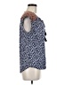 Daniel Rainn Blue Short Sleeve Blouse Size M - photo 4