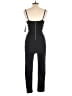 Haute Monde Solid Black Jumpsuit Size L - photo 2