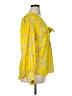 CAbi 100% Polyester Yellow Long Sleeve Blouse Size XL - photo 4