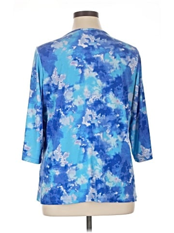 Susan Graver 3/4 Sleeve T-Shirt (view 2)