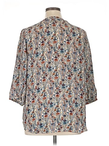 Rose + Olive 3/4 Sleeve Blouse (view 2)