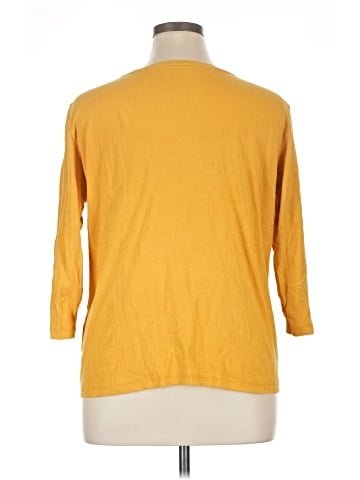 Christopher & Banks 3/4 Sleeve T-Shirt (view 2)