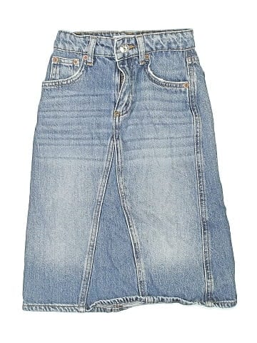 Zara Denim Skirt (view 1)
