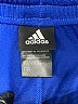 Adidas 100% Polyester Color Block Blue Athletic Shorts Size 14 - 16 - photo 3