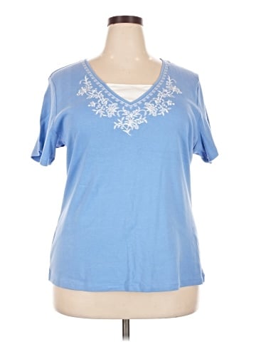 Karen Scott Short Sleeve Top (view 1)