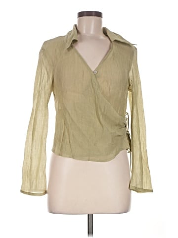 Topshop Long Sleeve Blouse (view 1)