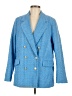 H&M 100% Polyester Blue Blazer Size M - photo 1