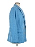 H&M 100% Polyester Blue Blazer Size M - photo 4