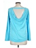 Jennifer Lopez Polka Dots Blue Pullover Sweater Size L - photo 2