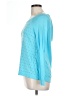 Jennifer Lopez Polka Dots Blue Pullover Sweater Size L - photo 5