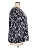 Halogen 100% Polyester Silver Short Sleeve Blouse Size 2X - photo 4