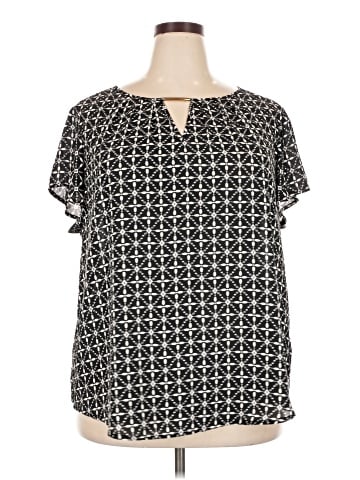 Liz Claiborne Career Short Sleeve Blouse (view 1)