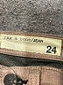 Rag & Bone/JEAN Metallic Silver Jeans Size 24 waist - photo 4