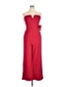 Row A Solid Red Jumpsuit Size XL - photo 1