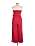 Row A Solid Red Jumpsuit Size XL - photo 2