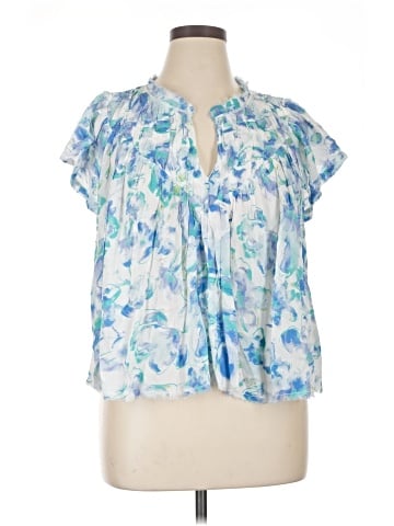 Elan Short Sleeve Blouse (view 1)