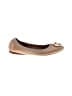 Tory Burch 100% Leather Tan Flats Size 7 1/2 - photo 1