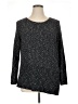 Nic + Zoe Metallic Gray Pullover Sweater Size XL - photo 1