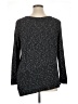 Nic + Zoe Metallic Gray Pullover Sweater Size XL - photo 2