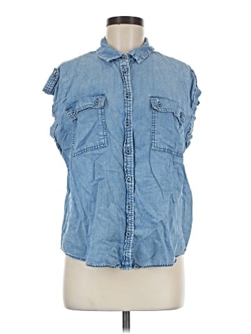 Buffalo by David Bitton Sleeveless Button-Down Shirt (view 1)