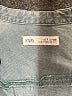 Zara 100% Cotton Solid Blue Long Sleeve Button-Down Shirt Size 7 - photo 3