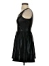 Aqua Solid Black Cocktail Dress Size S - photo 5