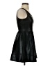 Aqua Solid Black Cocktail Dress Size S - photo 4