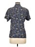 Flax Floral Blue Short Sleeve Blouse Size 6 (S) - photo 2