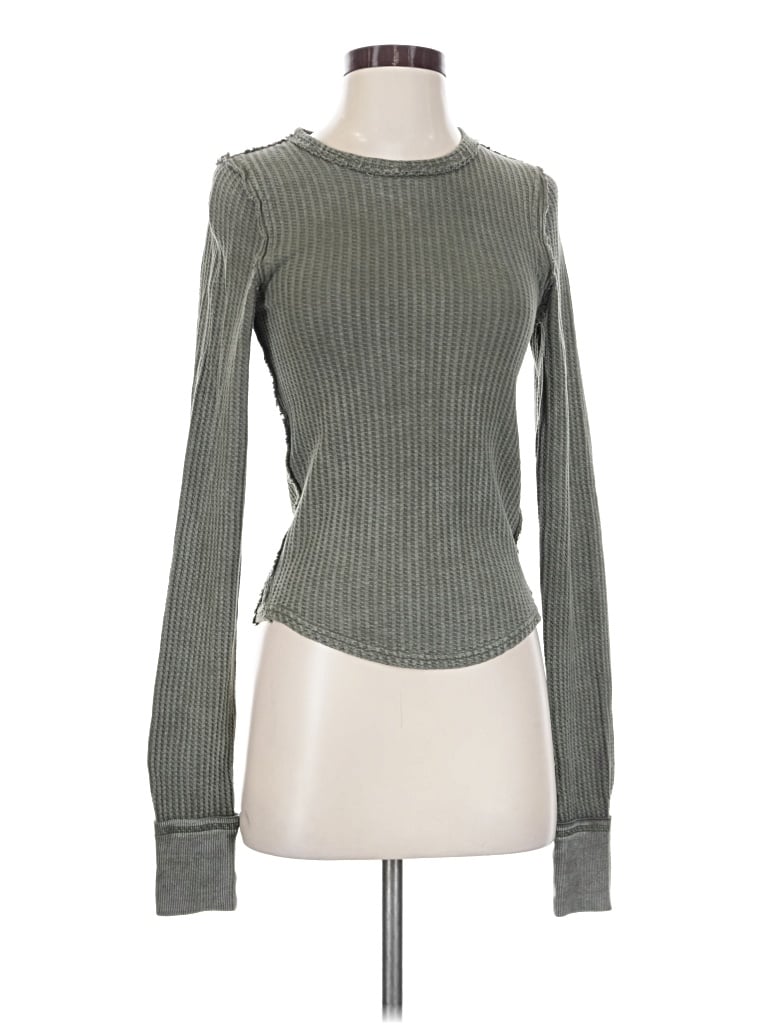 Pre-owned We The Free Pullover Sweater In Gray