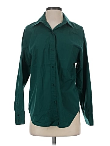 Abercrombie & Fitch Long Sleeve Button-Down Shirt (view 1)