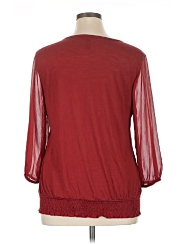 Style&Co 3/4 Sleeve Blouse (view 2)