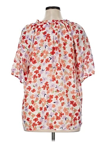 Ann Taylor Factory Short Sleeve Blouse (view 2)
