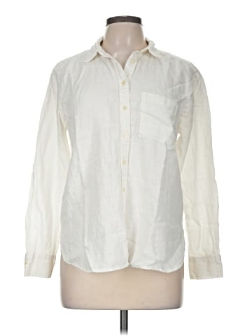 Ann Taylor LOFT Long Sleeve Button-Down Shirt (view 1)