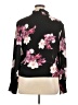 Venus 100% Polyester Floral Black Long Sleeve Blouse Size 14 - photo 2