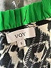 VOY 100% Polyester Green 3/4 Sleeve Blouse Size S - photo 7