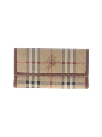 Burberry Haymarket Check Canvas Trifold Wallet (view 1)