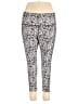 Marika Print Silver Active Pants Size 1X - photo 1