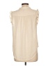 DKNY 100% Polyester Ivory Sleeveless Blouse Size L - photo 2