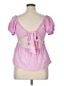 Arula Pink Short Sleeve Top Size 0X Plus - photo 2
