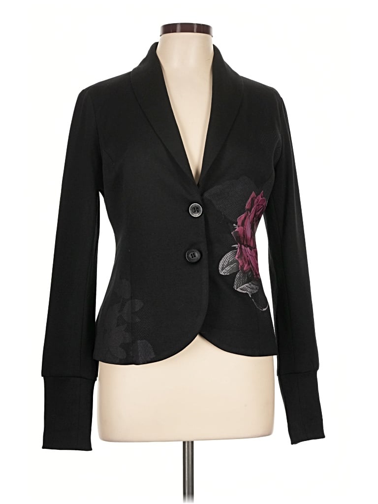 Pre-owned Desigual Blazer Jacket In Black