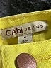 CAbi Color Block Yellow Jeans Size 6 - photo 7