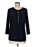 Anne Klein Blue 3/4 Sleeve Blouse Size M - photo 1