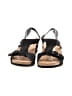 Taos 100% Leather Black Sandals Size 11 - photo 2