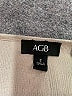 AGB 100% Rayon Gray Short Sleeve Blouse Size S - photo 7